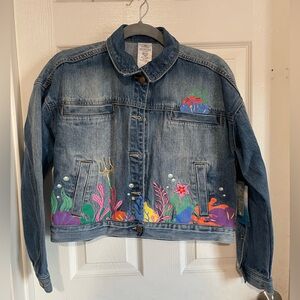 NWT Disney The Little Mermaid (live action) Denim Jacket